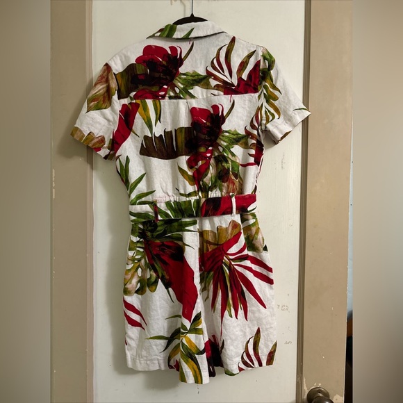 Maison d’Amelie floral linen romper XS - Picture 2 of 6
